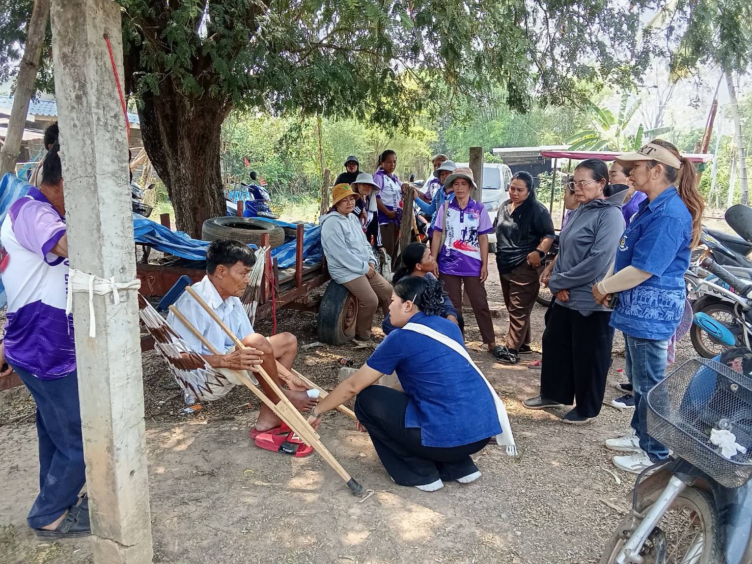 สพอ.หนองบัวระเหว จังหวัดชัยภูมิ: ลงพื้นที่ติดตามครัวเรือนเปราะบาง TPMAP ขับเคลื่อนการขจัดความยากจนและพัฒนาคนทุกช่วงวัยอย่างยั่งยืนตามหลักปรัชญาของเศรษฐกิจพอเพียง (ศจพ.)