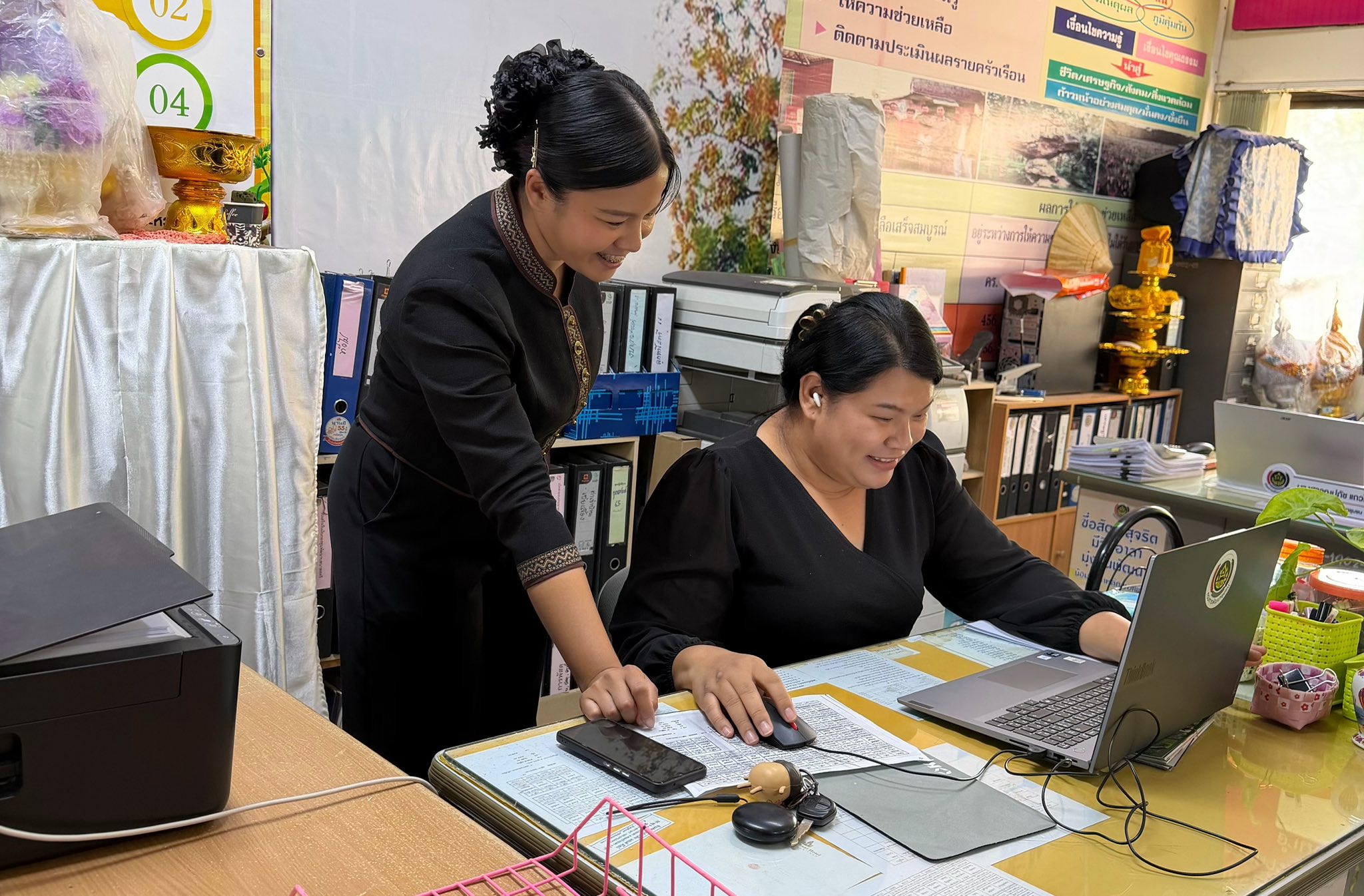 สพอ.หนองบัวระเหว : กิจกรรม Coaching พัฒนากรบรรจุใหม่ เพื่อเสริมสร้างทักษะด้านการบริหารจัดการเว็บไซต์บริการดิจิทัล สำนักงานพัฒนาชุมชนอำเภอ