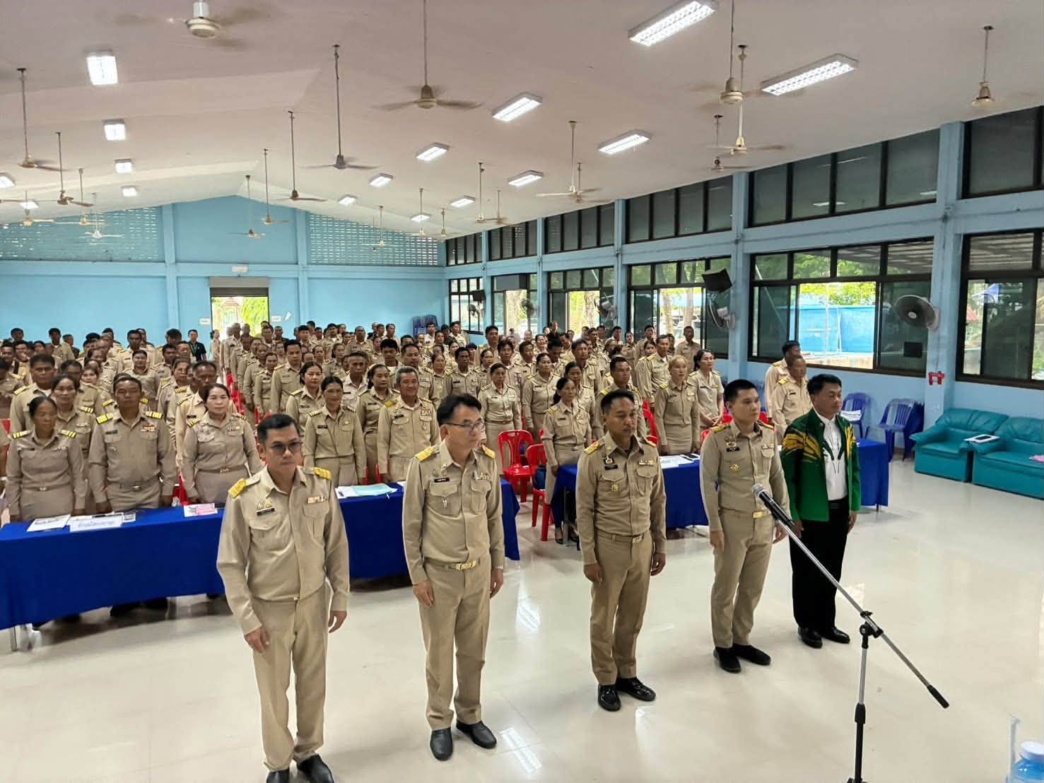 สพอ.หนองบัวระเหว : ร่วมประชุมกำนัน ผู้ใหญ่บ้าน ฯลฯ ประจำเดือนกรกฎาคม 2569